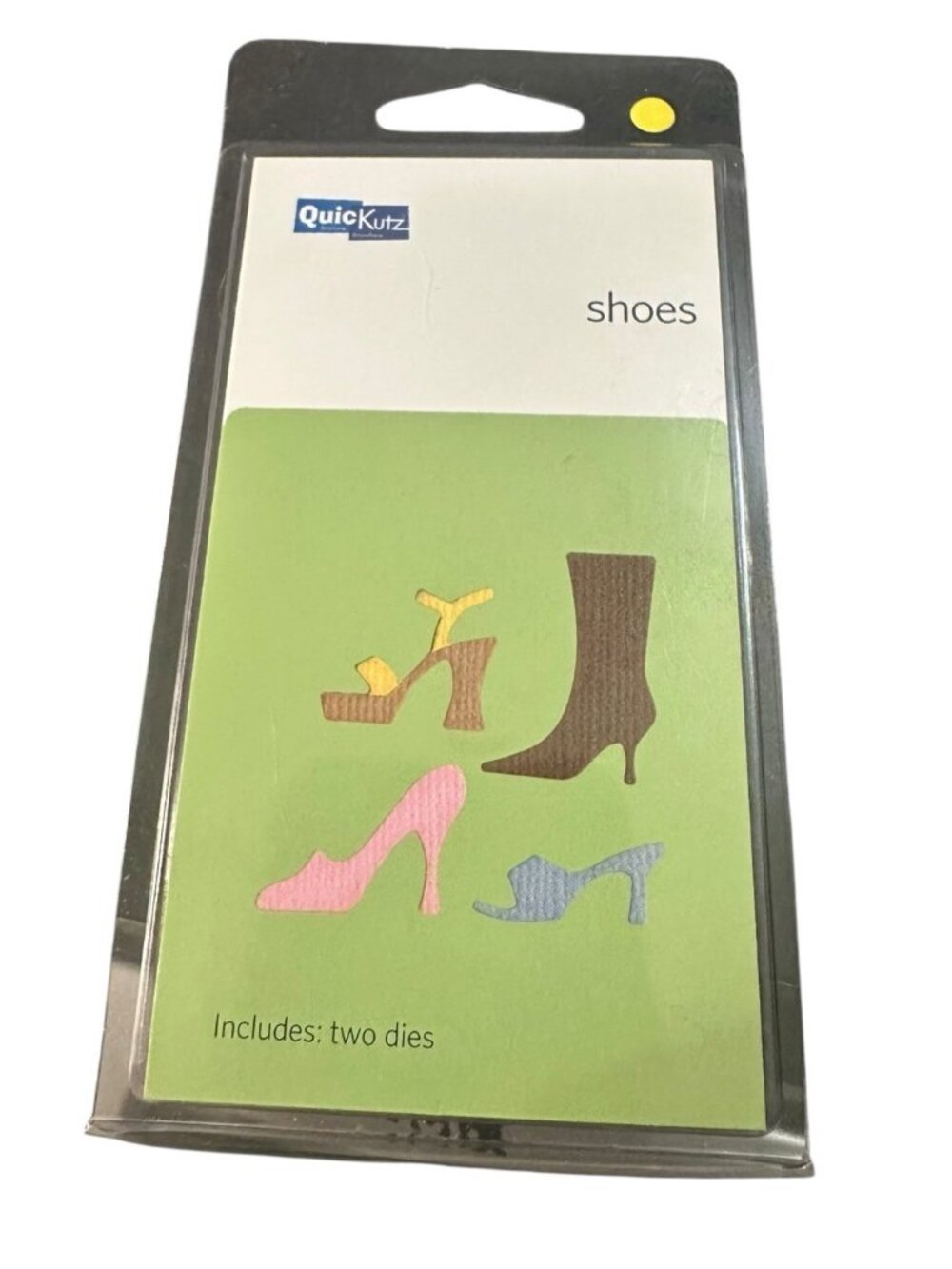 QUICKUTZ Shoe 2x2 Die KS-04202 Shoes Includes Two Dies Scrapbooking Craft